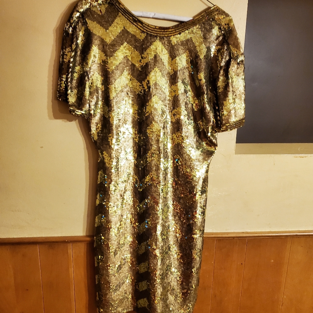  Naeem Khan Sequin COCKTAIL